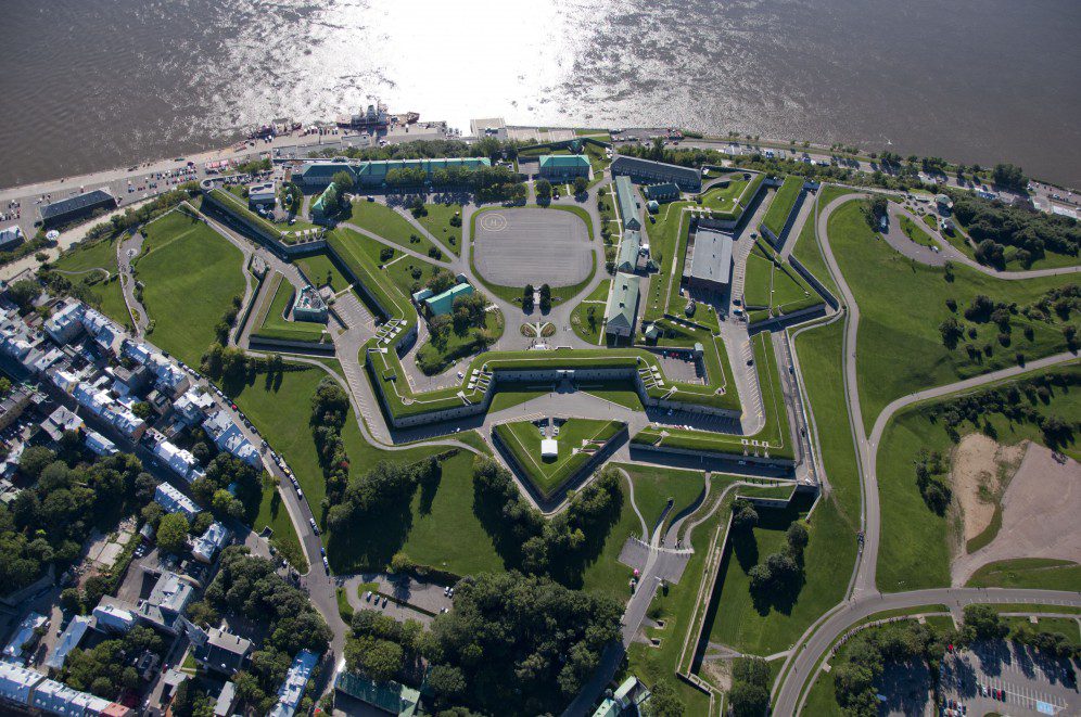 The_Citadel_of_Quebec,_view_from_the_sky