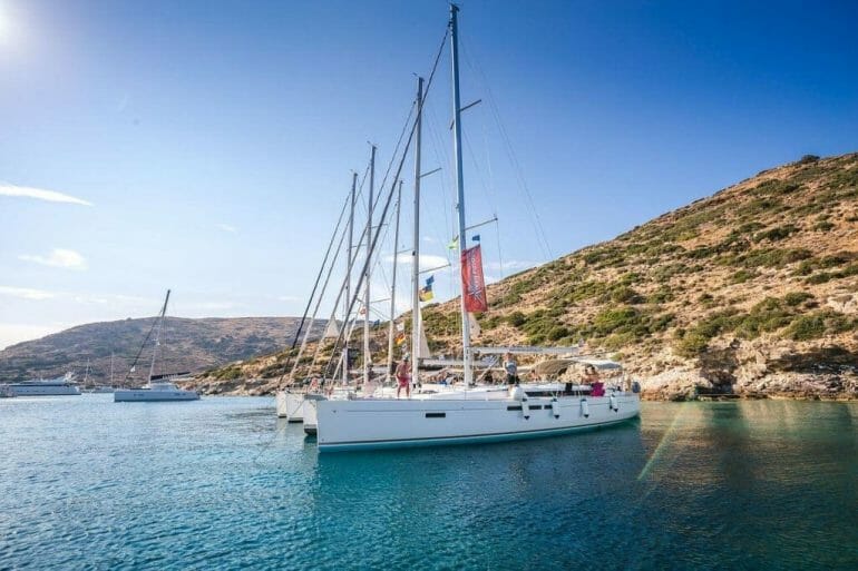 sailboat charter greek island