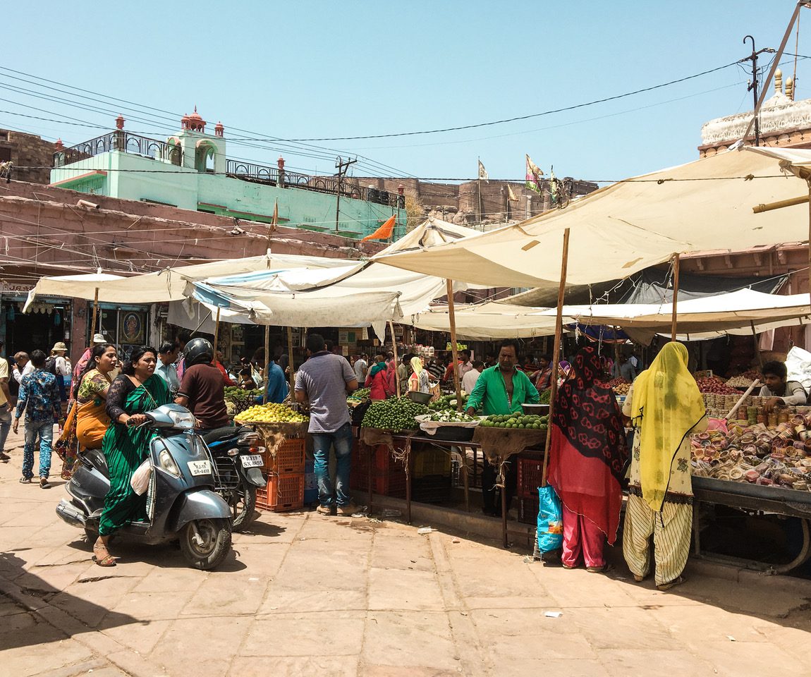 Jodhpur's outdoor market