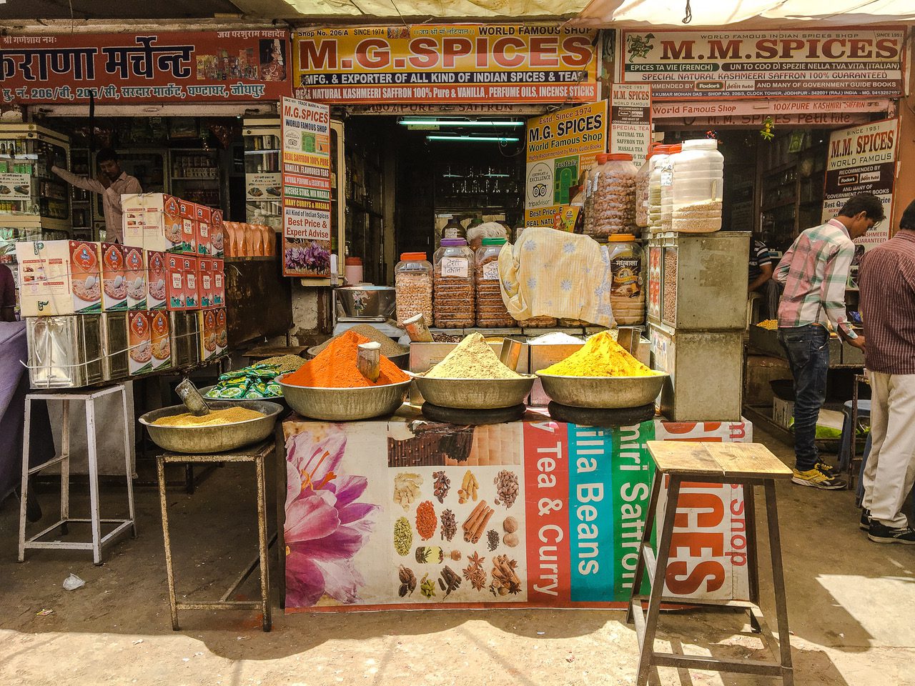 Indian spices at Jodhpur market