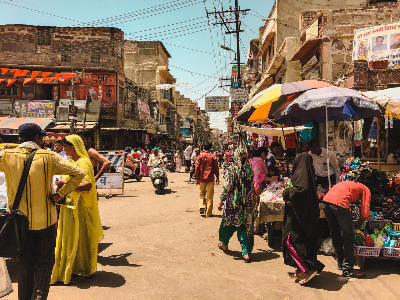 The streets of Jodhpur
